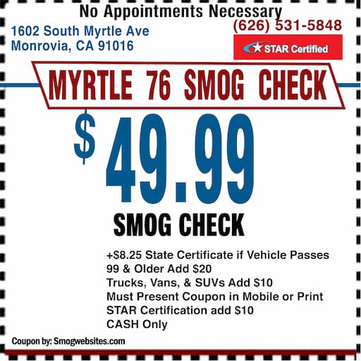 Smog Check Coupon